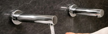 Commercial automatic soap dispenser for spec-grade restroom projects